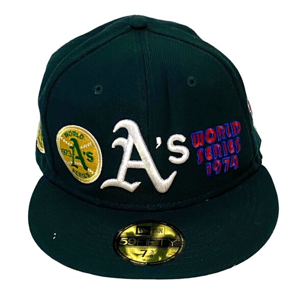 New Era Other - Oakland A's 59FIFTY New Era Green Fitted Hat Cap Streetwear Hip Hop World Series